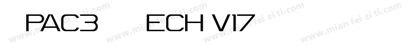 Spac3 - Tech v17字体转换